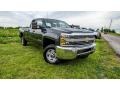 Front 3/4 View of 2018 Silverado 2500HD Work Truck Double Cab 4x4