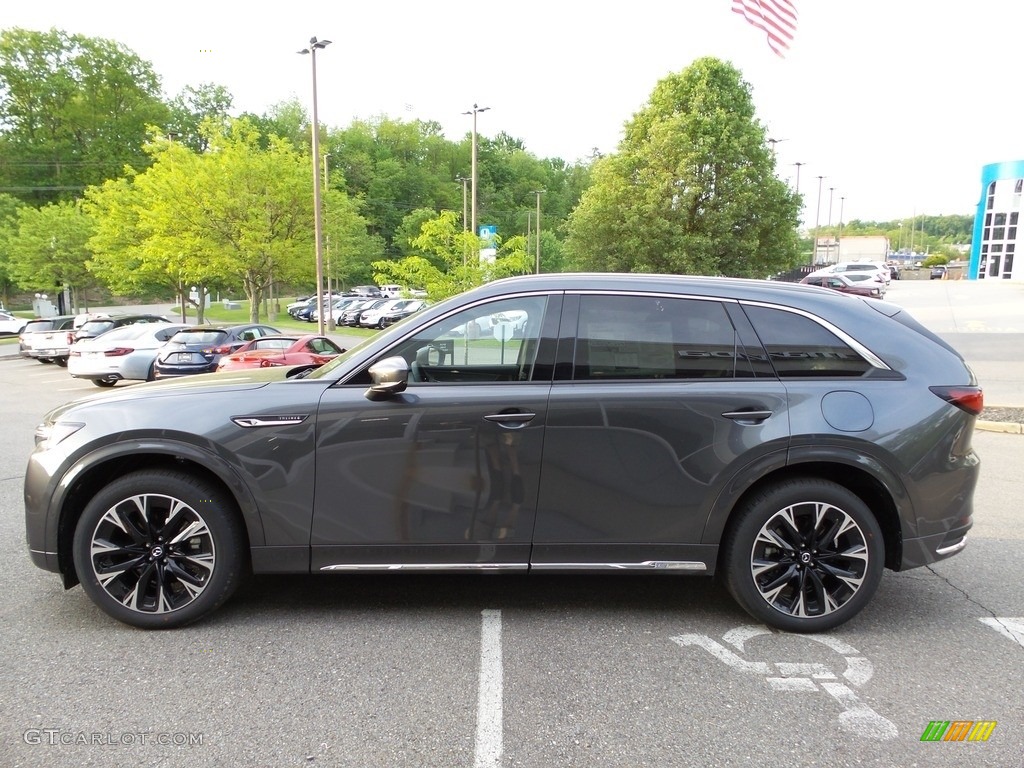 2024 CX-90 Turbo S AWD - Platinum Quartz Metallic / Black photo #6