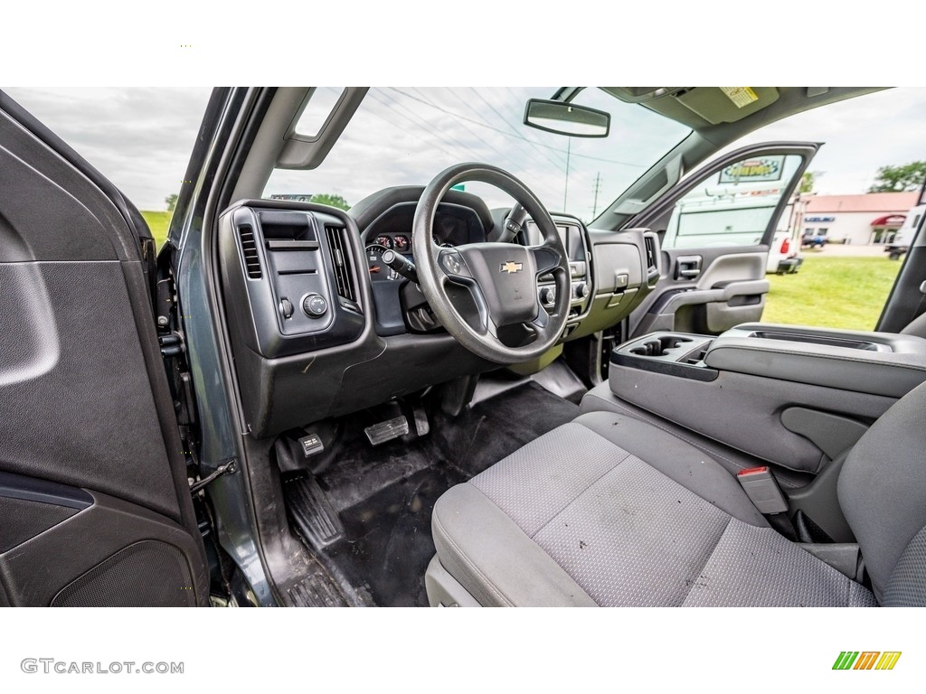 Dark Ash/Jet Black Interior 2018 Chevrolet Silverado 2500HD Work Truck Double Cab 4x4 Photo #146126826
