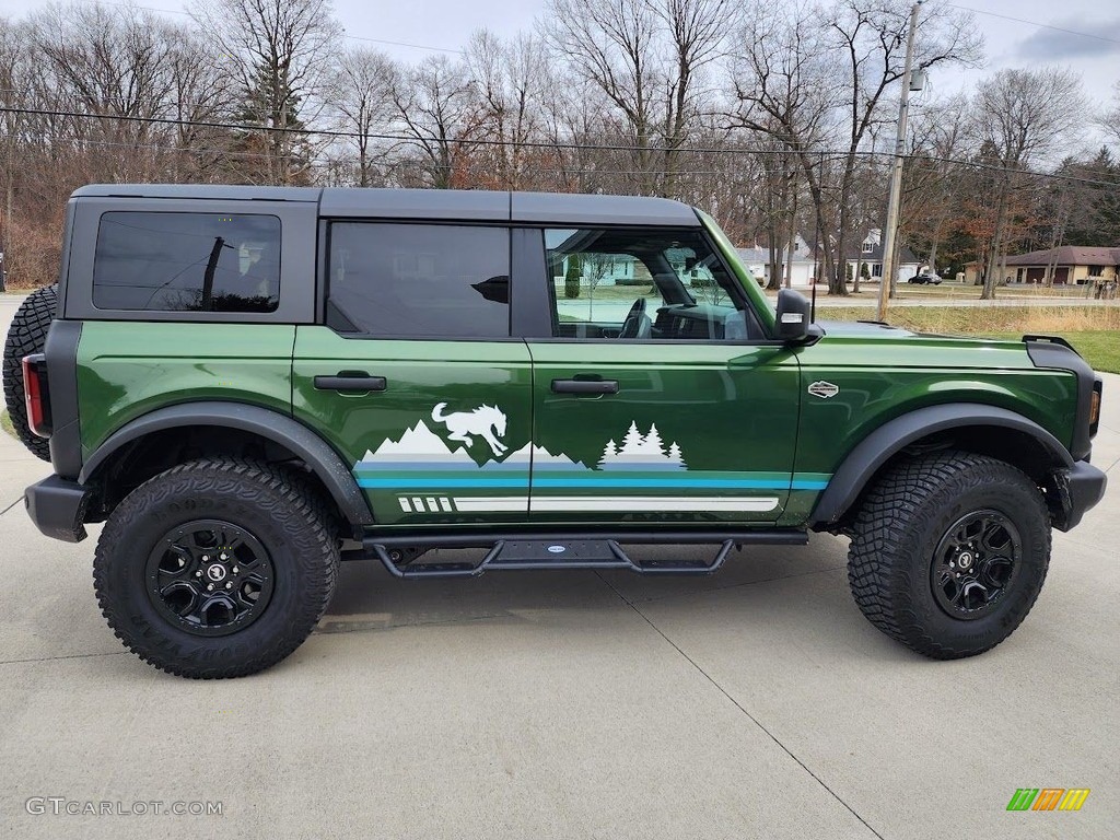 Eruption Green Metallic 2022 Ford Bronco Wildtrak 4x4 4-Door Exterior Photo #146126864