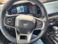 2022 Ford Bronco Medium Sandstone/Black Interior Steering Wheel Photo