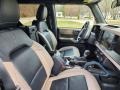 2022 Ford Bronco Medium Sandstone/Black Interior Front Seat Photo