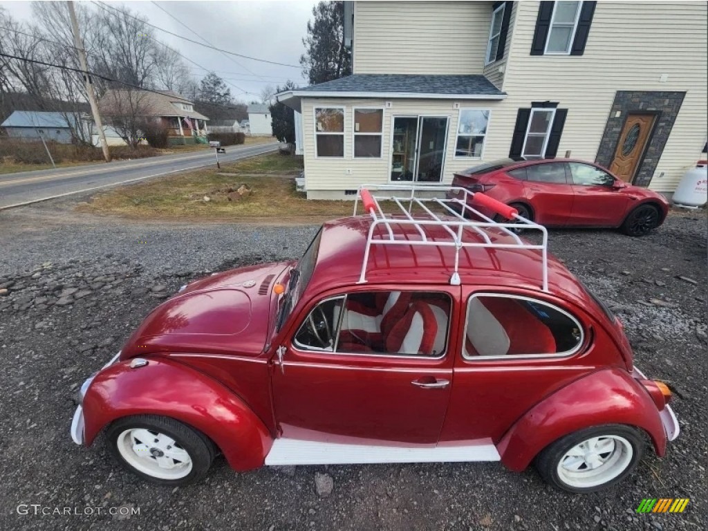 Candy Apple Red 1974 Volkswagen Beetle Coupe Exterior Photo #146127176