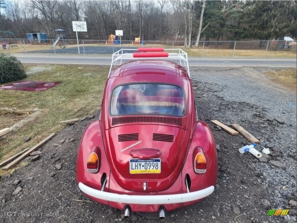 Candy Apple Red 1974 Volkswagen Beetle Coupe Exterior Photo #146127224