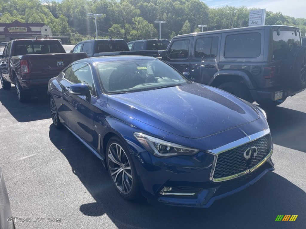 2017 Q60 3.0t Premium AWD Coupe - Iridium Blue / Graphite photo #3