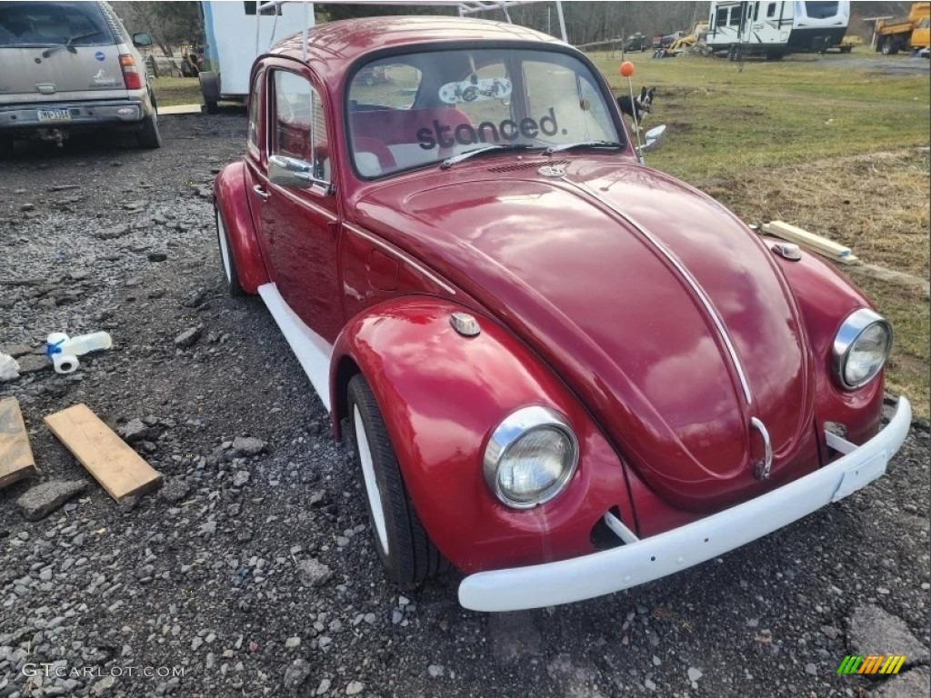 Candy Apple Red 1974 Volkswagen Beetle Coupe Exterior Photo #146127251