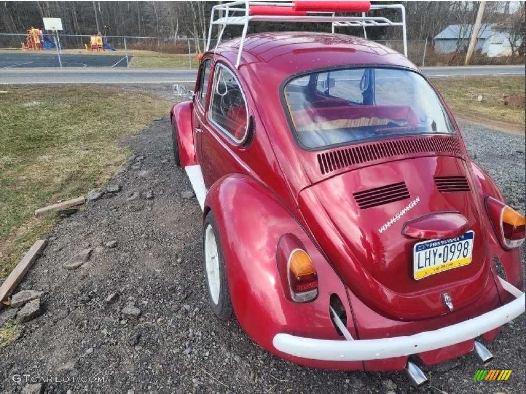 Candy Apple Red 1974 Volkswagen Beetle Coupe Exterior Photo #146127269