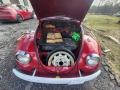 1974 Volkswagen Beetle Red/White Interior Trunk Photo