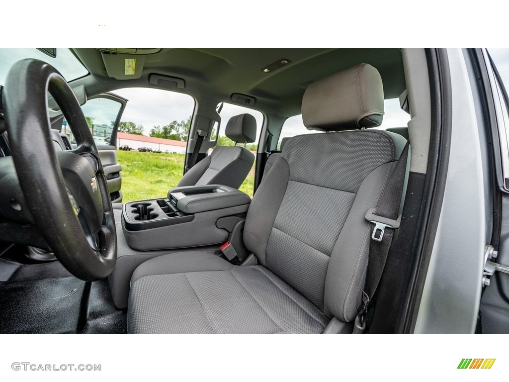 Dark Ash/Jet Black Interior 2018 Chevrolet Silverado 2500HD Work Truck Double Cab Photo #146127359