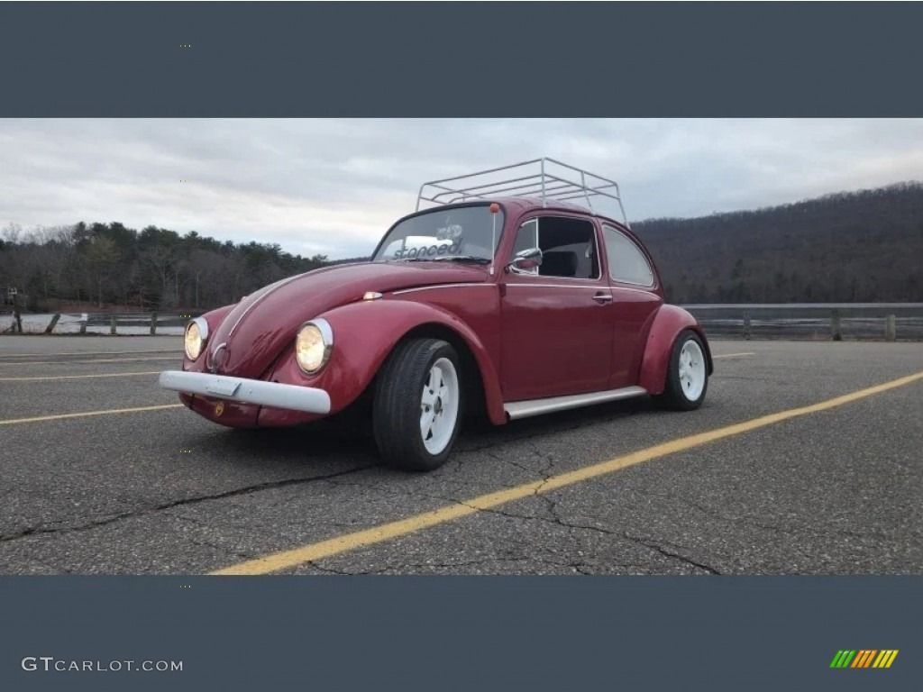 Candy Apple Red 1974 Volkswagen Beetle Coupe Exterior Photo #146127401