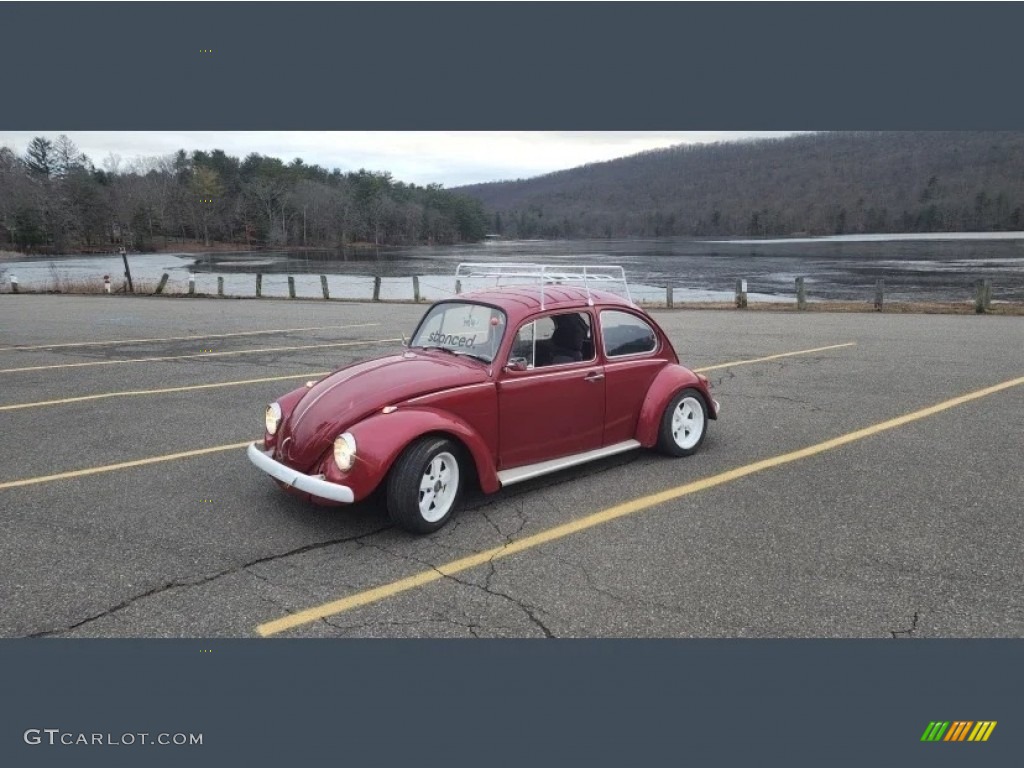 1974 Beetle Coupe - Candy Apple Red / Red/White photo #18