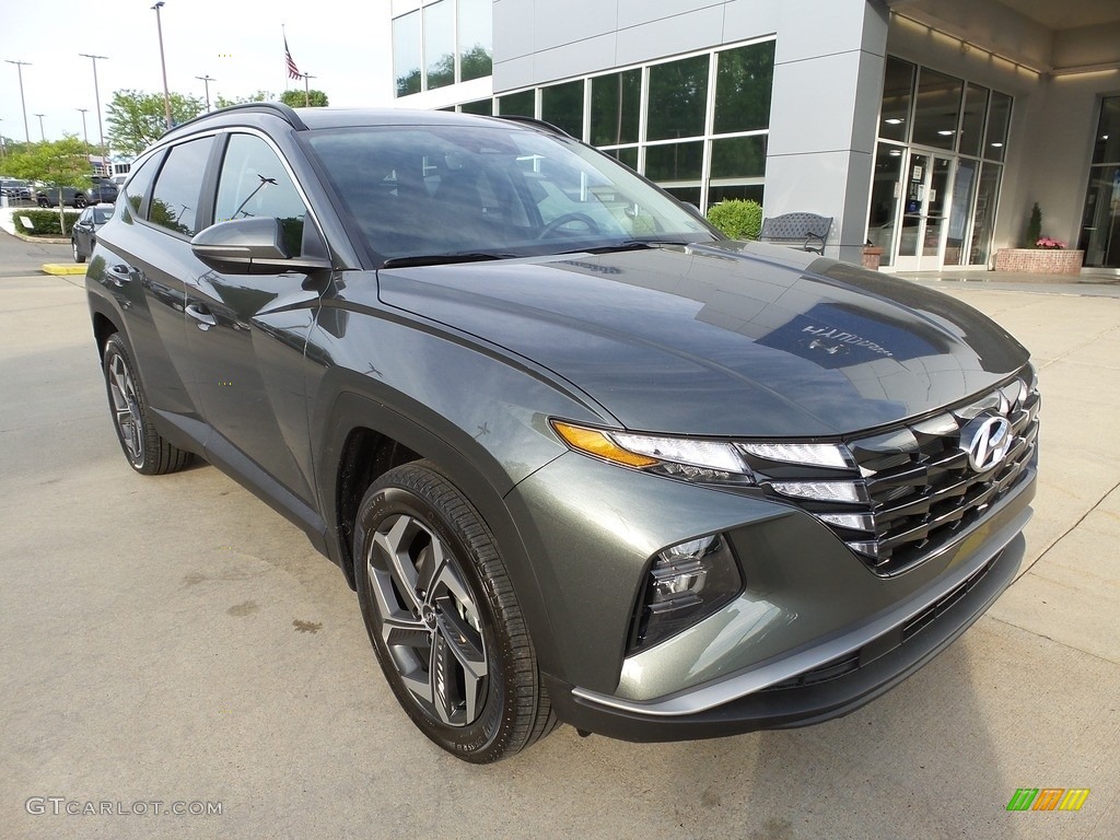 Amazon Gray 2023 Hyundai Tucson SEL AWD Exterior Photo #146127884