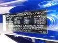YP5: Intense Blue 2023 Hyundai Tucson Limited AWD Color Code