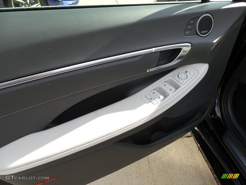 2023 Hyundai Sonata Limited Hybrid Medium Gray Door Panel Photo #146128379