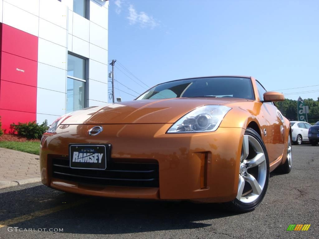 2006 350Z Touring Coupe - Le Mans Sunset Metallic / Charcoal Leather photo #2