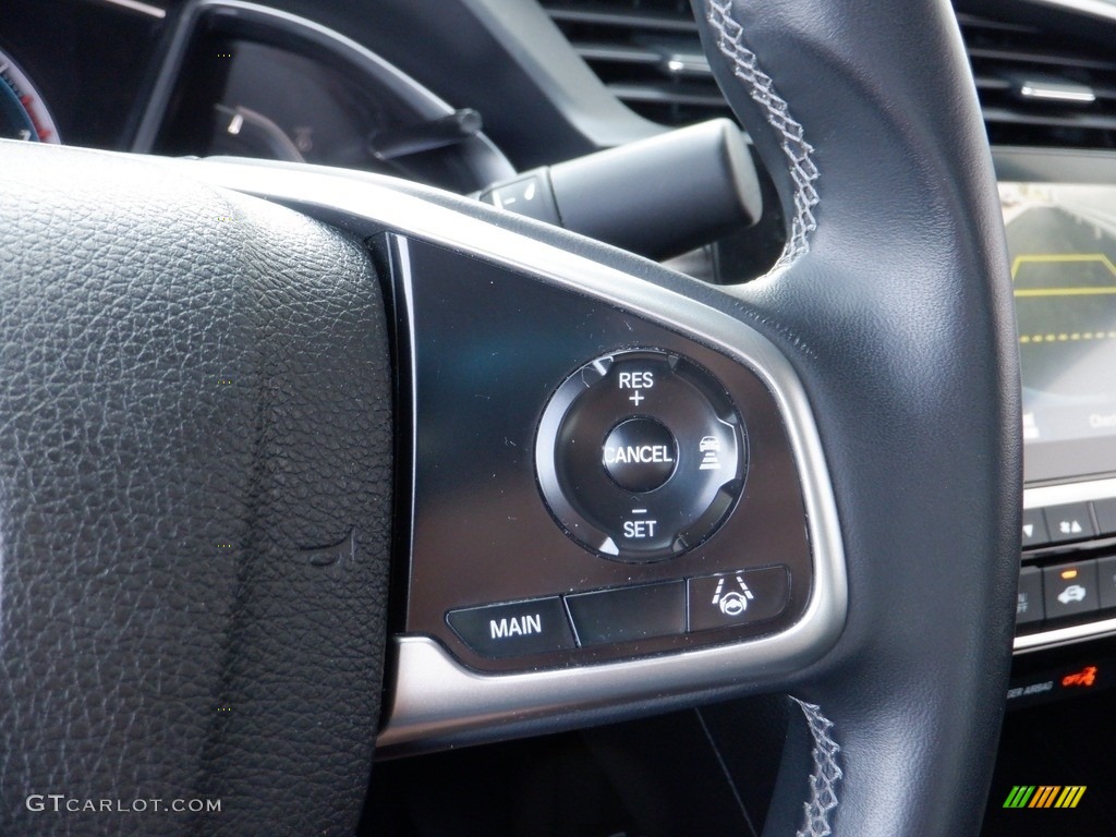 2020 Civic EX Sedan - Modern Steel Metallic / Black photo #24