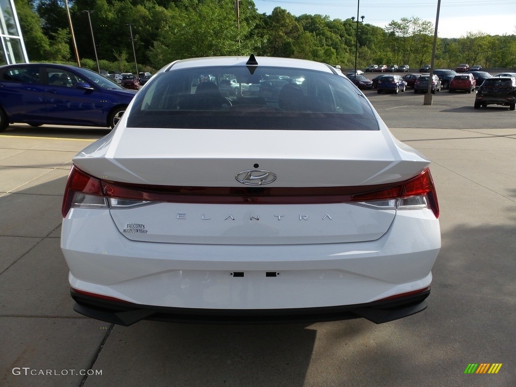 2023 Elantra SEL - Serenity White / Black photo #3