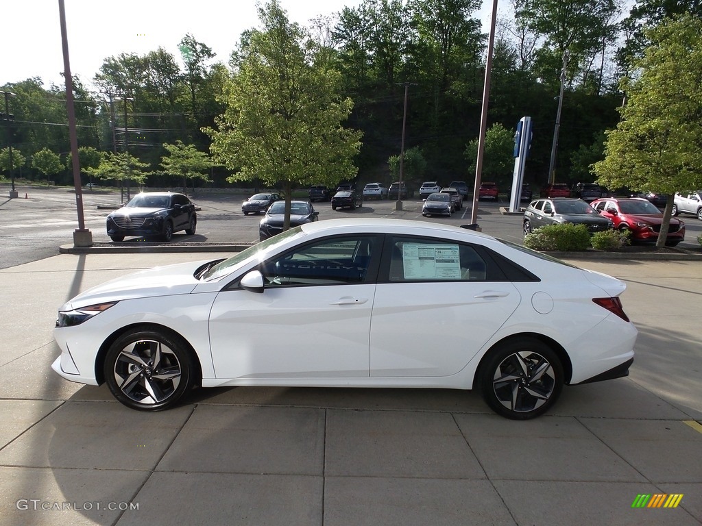 2023 Elantra SEL - Serenity White / Black photo #6