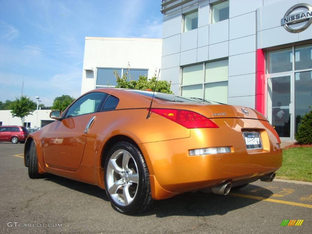 2006 350Z Touring Coupe - Le Mans Sunset Metallic / Charcoal Leather photo #7