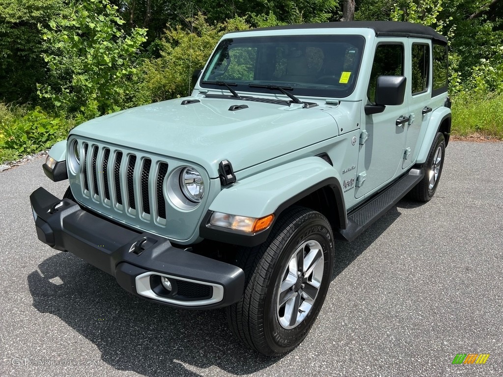2023 Wrangler Unlimited Sahara 4x4 - Earl / Heritage Tan/Black photo #2