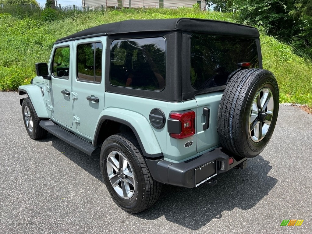2023 Wrangler Unlimited Sahara 4x4 - Earl / Heritage Tan/Black photo #8