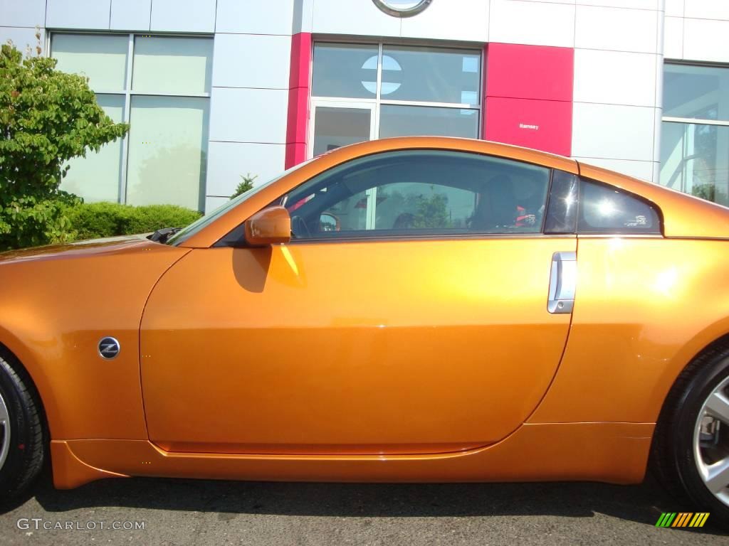 2006 350Z Touring Coupe - Le Mans Sunset Metallic / Charcoal Leather photo #18