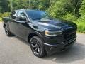 Diamond Black Crystal Pearl 2023 Ram 1500 Limited Night Edition Crew Cab 4x4 Exterior