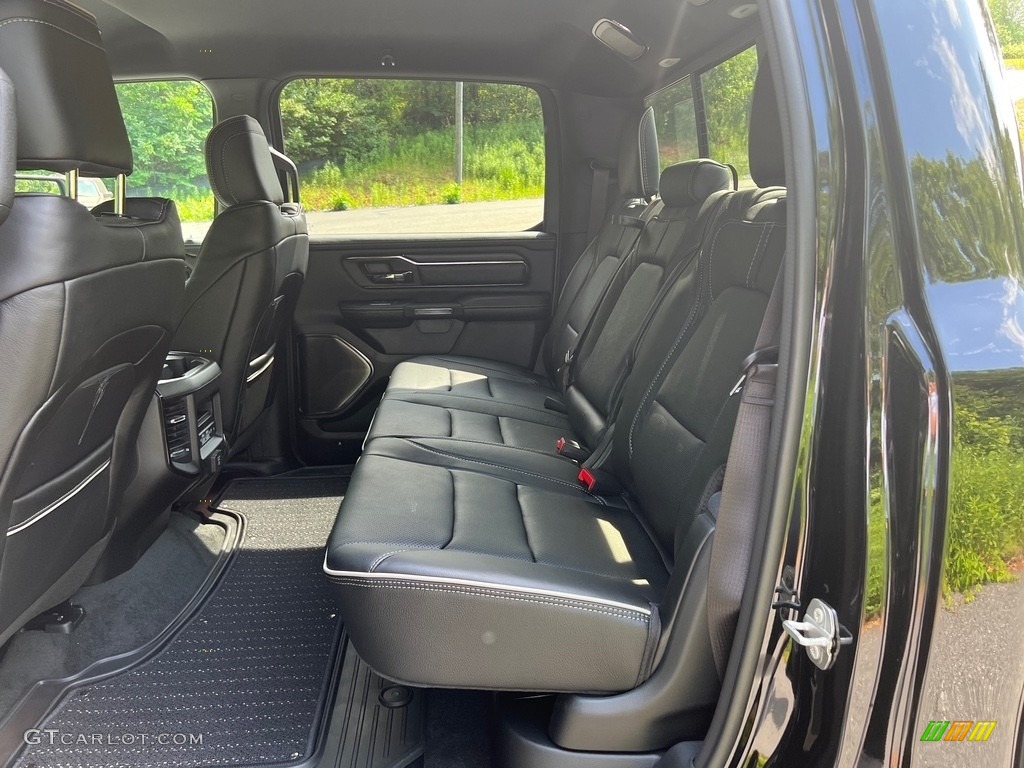 Black Interior 2023 Ram 1500 Limited Night Edition Crew Cab 4x4 Photo #146130697