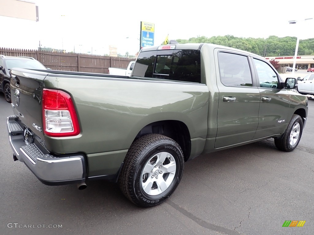 2020 1500 Big Horn Crew Cab 4x4 - Olive Green Pearl / Black photo #6