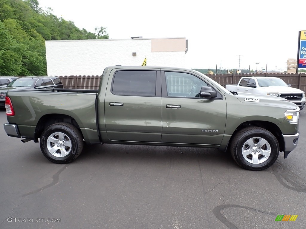 2020 1500 Big Horn Crew Cab 4x4 - Olive Green Pearl / Black photo #7