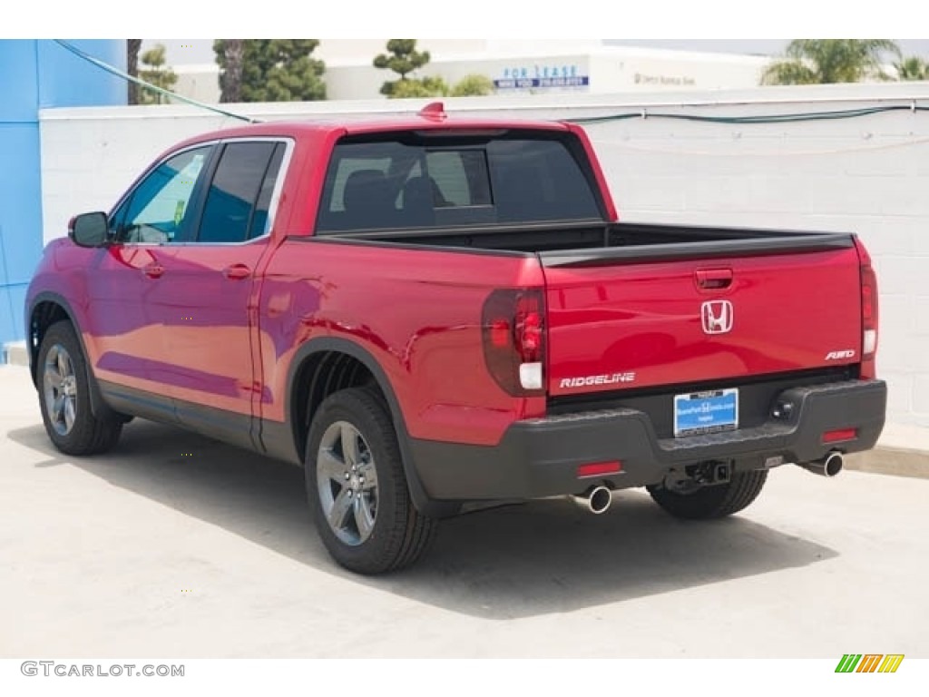 2023 Ridgeline RTL AWD - Radiant Red Metallic II / Black photo #2