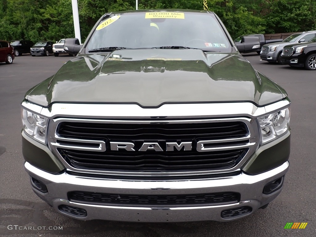 2020 1500 Big Horn Crew Cab 4x4 - Olive Green Pearl / Black photo #9