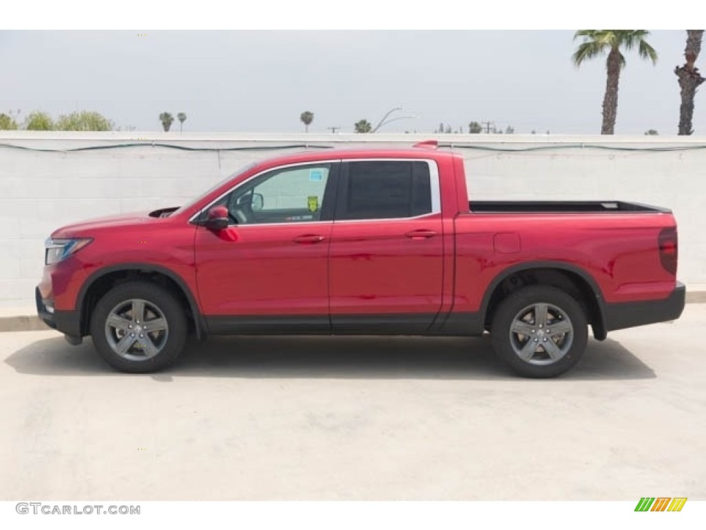 2023 Ridgeline RTL AWD - Radiant Red Metallic II / Black photo #4