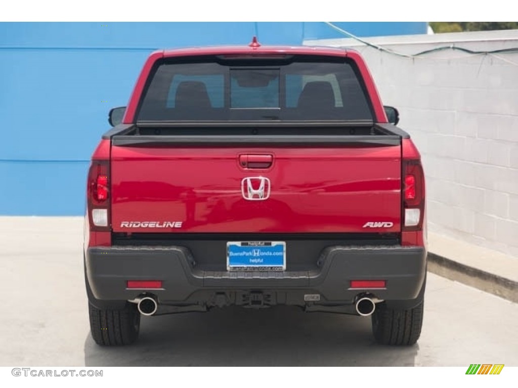 2023 Ridgeline RTL AWD - Radiant Red Metallic II / Black photo #5