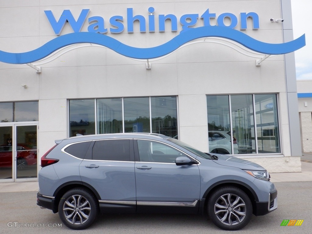 2020 CR-V Touring AWD - Sonic Gray Pearl / Black photo #2