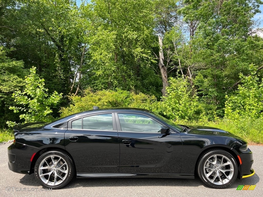 Pitch Black 2023 Dodge Charger GT Exterior Photo #146132374
