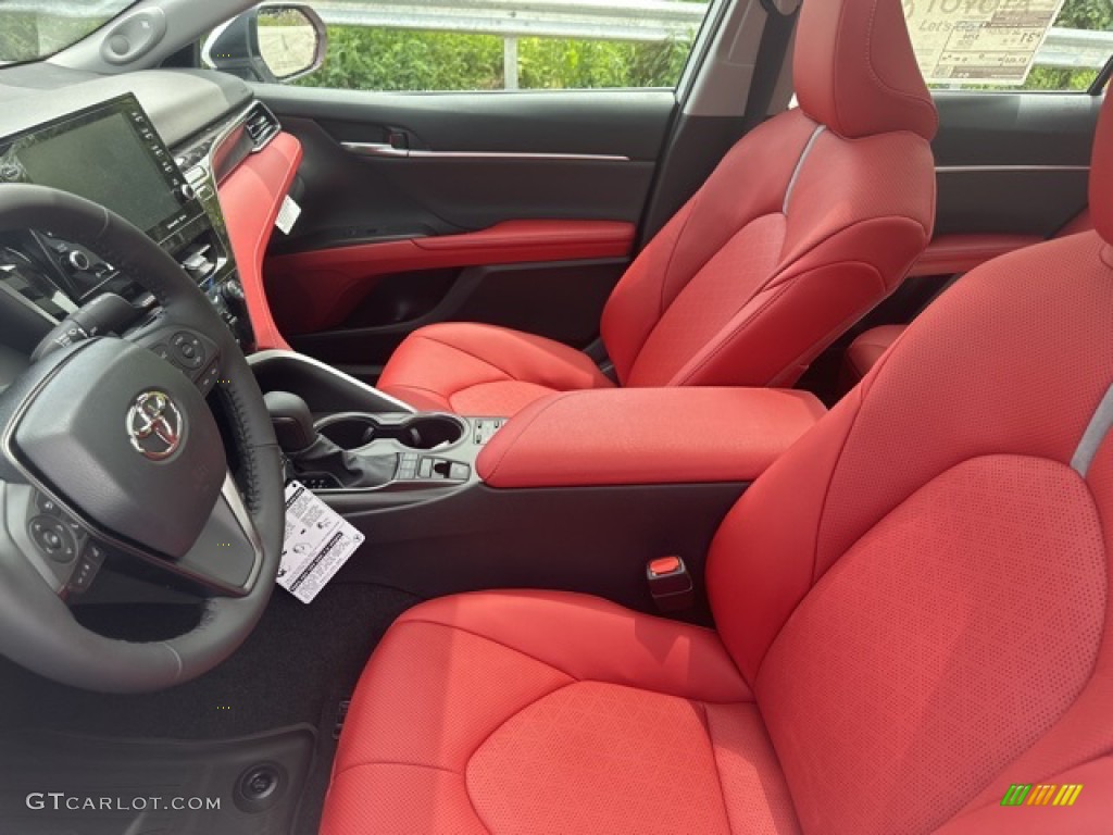 Cockpit Red Interior 2023 Toyota Camry XSE Photo #146132707
