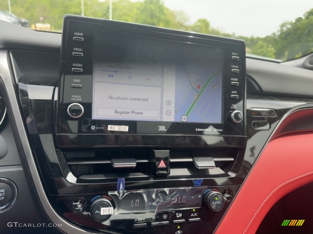 2023 Camry XSE - Ice Edge / Cockpit Red photo #5