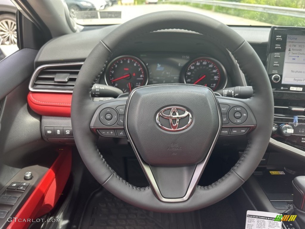 2023 Toyota Camry XSE Cockpit Red Steering Wheel Photo #146132842
