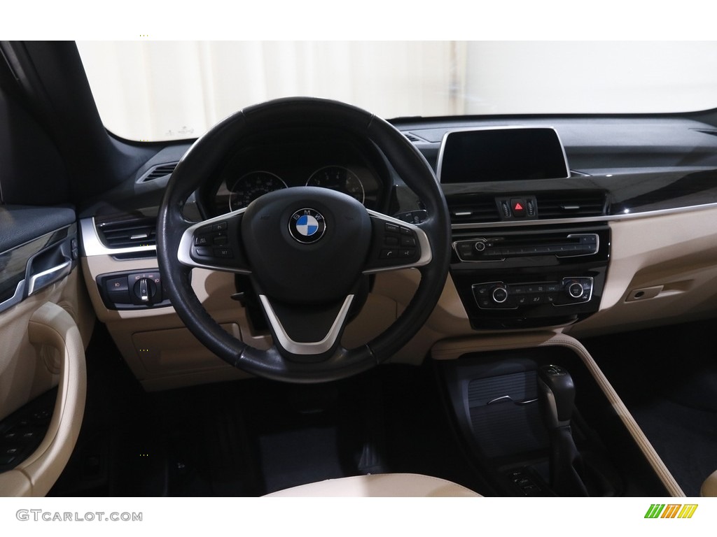 2018 X1 xDrive28i - Black Sapphire Metallic / Canberra Beige photo #6
