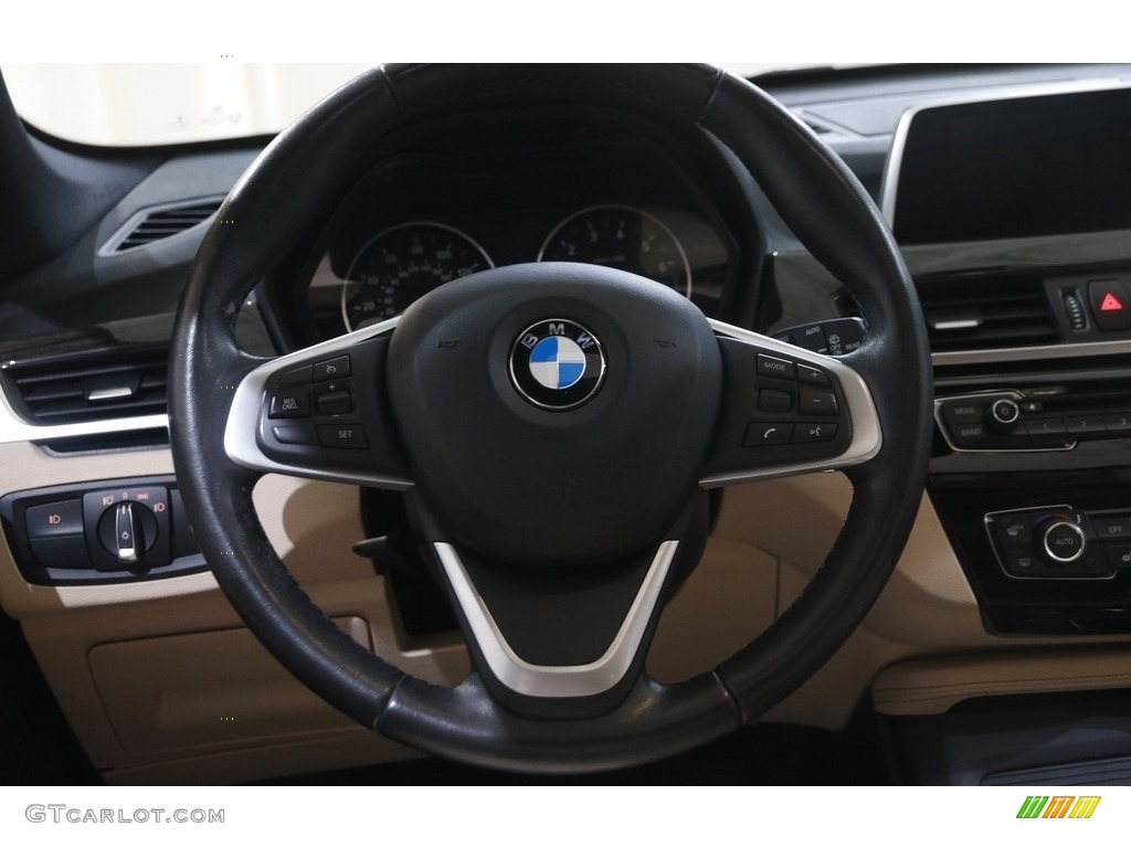 2018 X1 xDrive28i - Black Sapphire Metallic / Canberra Beige photo #7