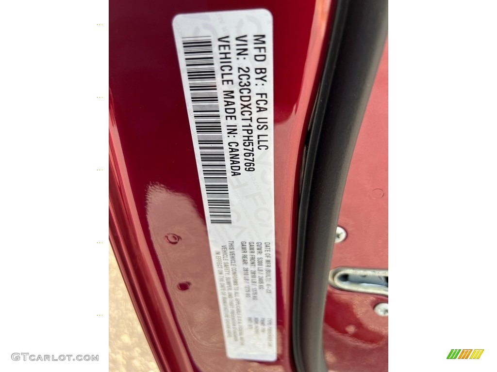 2023 Charger R/T Plus - Octane Red Pearl / Black photo #29