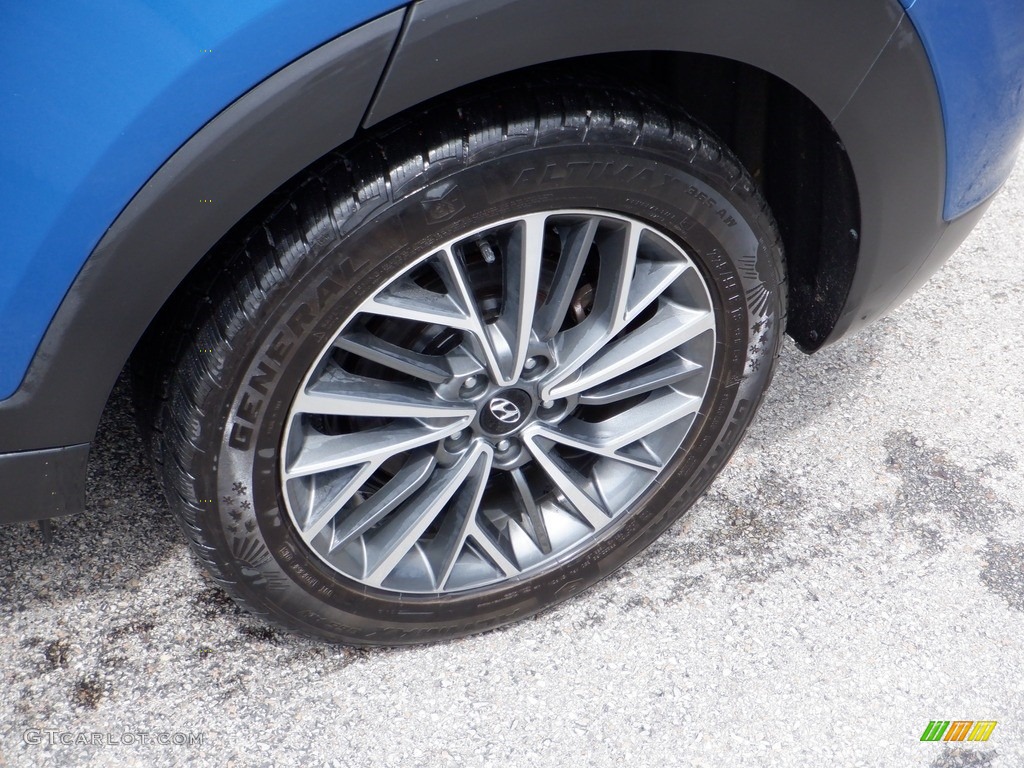 2020 Tucson Limited AWD - Aqua Blue / Black photo #3