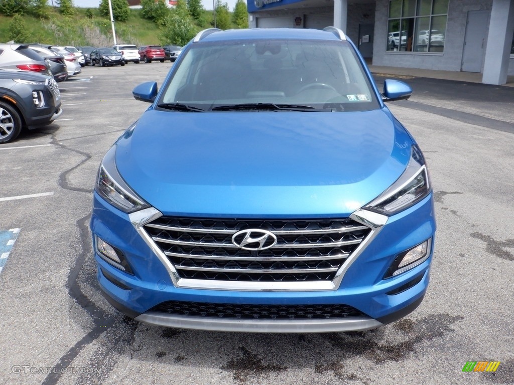 2020 Tucson Limited AWD - Aqua Blue / Black photo #4