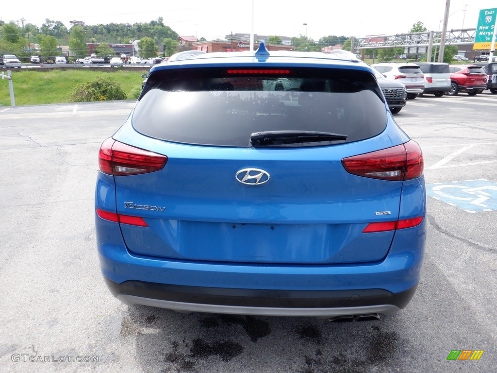 2020 Tucson Limited AWD - Aqua Blue / Black photo #8