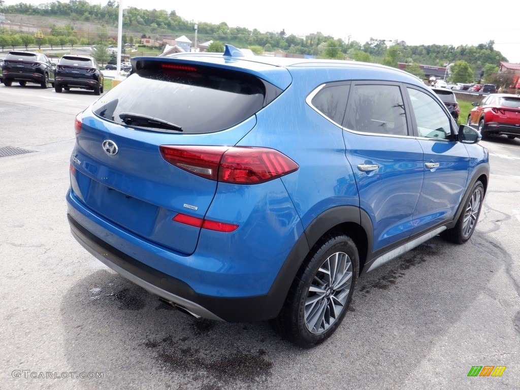 2020 Tucson Limited AWD - Aqua Blue / Black photo #9
