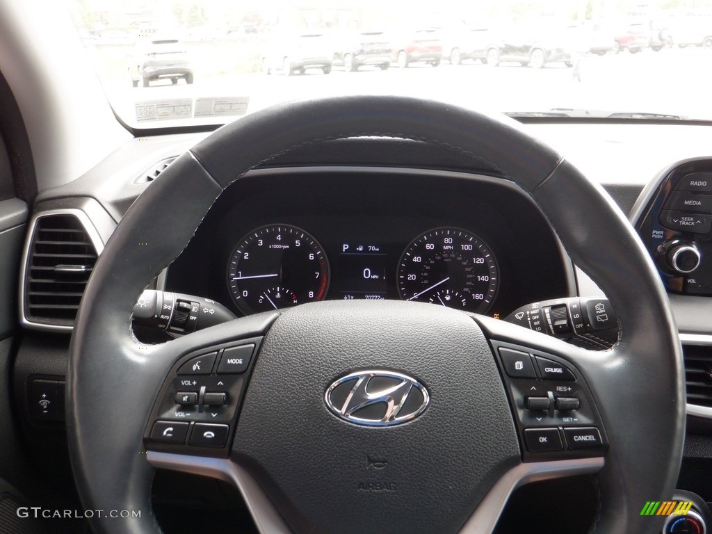 2020 Tucson Limited AWD - Aqua Blue / Black photo #21