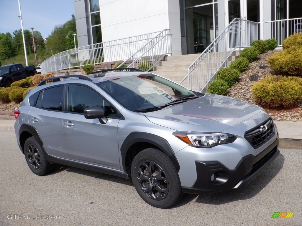 Ice Silver Metallic 2021 Subaru Crosstrek Sport Exterior Photo #146134486