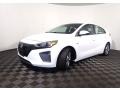 2019 Ceramic White Hyundai Ioniq Hybrid Blue  photo #8