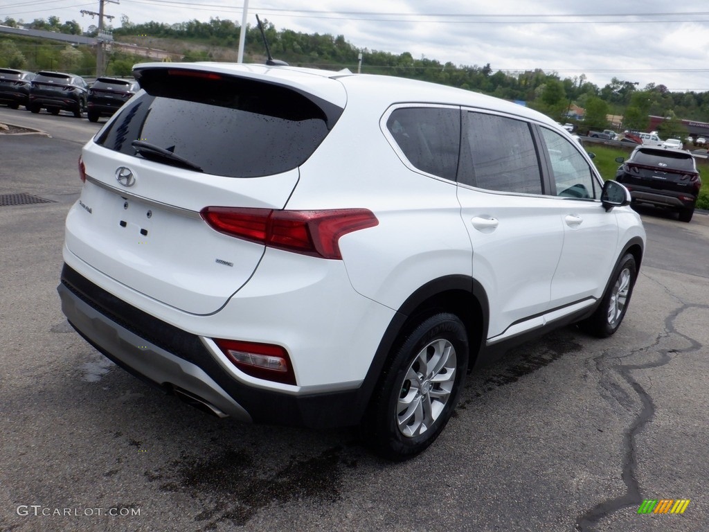 2020 Santa Fe SE AWD - Quartz White / Black photo #9